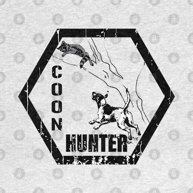 coon hunting - autumn oaks raccoon hunt dogs by SHB-art